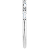 14K White 1/5 CTW Natural Diamond Anniversary Band