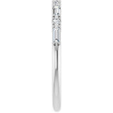 14K White Gold 1/5 CTW Natural Diamond Anniversary Band