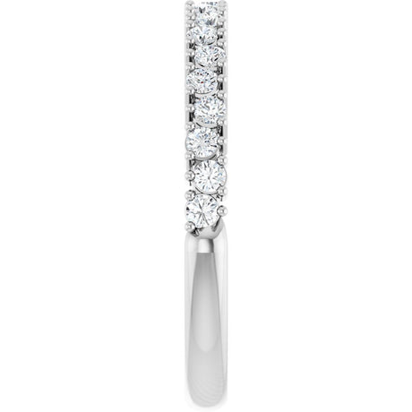 14K White Gold 3/8 CTW Lab-Grown Diamond Anniversary Band