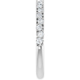 14K White Gold 3/8 CTW Lab-Grown Diamond Anniversary Band