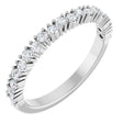 14K White Gold 3/8 CTW Lab-Grown Diamond Anniversary Band