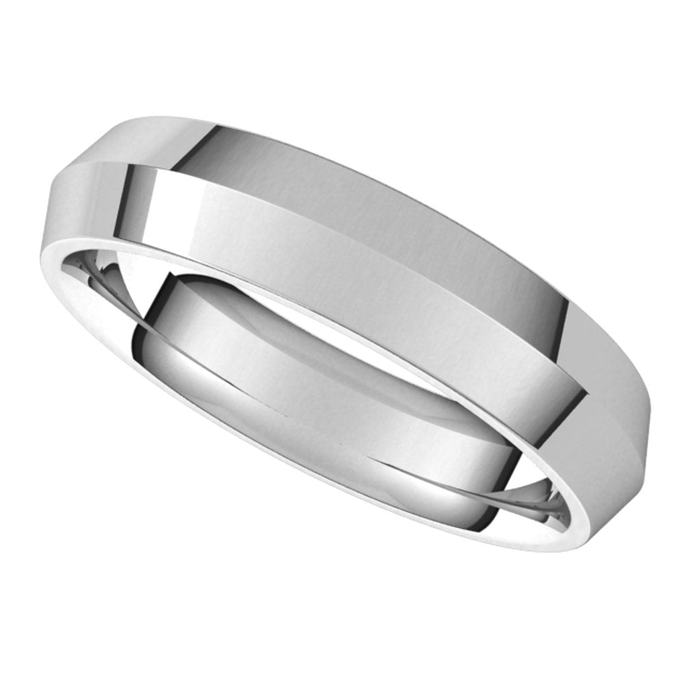 Platinum 4.5 mm Comfort-Fit Knife Band Size 6.5