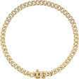 14K Yellow Gold 1/2 CTW Natural Diamond Link 7 1/4" Bracelet