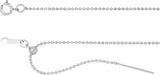 Sterling Silver 1 mm Adjustable Threader Bead 16-22" Chain