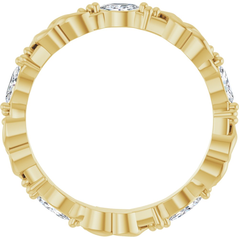 14K Yellow 1/4 CTW Natural Diamond Eternity Band