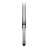 14K White 2 mm Full Round Comfort-Fit Band
