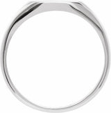 Sterling Silver 13 mm Signet Ring