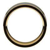 14K Yellow/White Flat Band