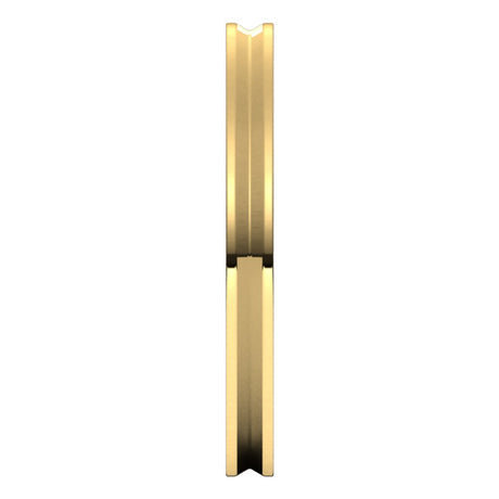 14K Yellow 2.5 mm Comfort-Fit Reverse Knife Band Size 5
