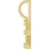 14K Yellow Gold .03 CTW Natural Diamond Star Charm/Pendant