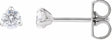 14K White Gold 1/5 CTW Lab-Grown Diamond Cocktail-Style Stud Earrings