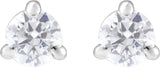 14K White Gold 1/5 CTW Lab-Grown Diamond Cocktail-Style Stud Earrings