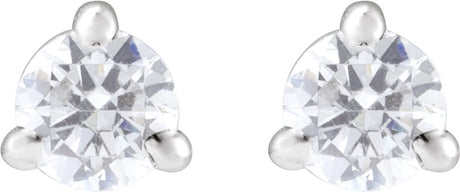 14K White Gold 1/5 CTW Lab-Grown Diamond Cocktail-Style Stud Earrings