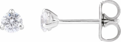 14K White Gold 1/4 CTW Lab-Grown Diamond Cocktail-Style Stud Earrings