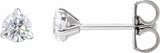 14K White Gold 1/3 CTW Lab-Grown Diamond Cocktail-Style Stud Earrings