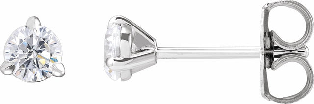 14K White Gold 1/3 CTW Lab-Grown Diamond Cocktail-Style Stud Earrings