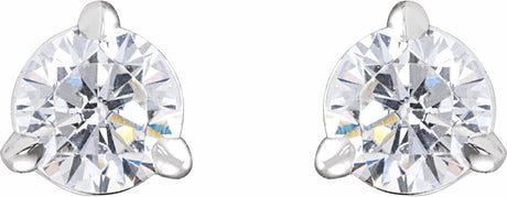 14K White Gold 1/3 CTW Lab-Grown Diamond Cocktail-Style Stud Earrings