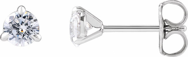14K White Gold 1/2 CTW Lab-Grown Diamond Cocktail-Style Stud Earrings