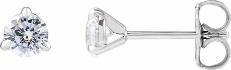 14K White Gold 1/2 CTW Lab-Grown Diamond Cocktail-Style Stud Earrings