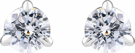 14K White Gold 1/2 CTW Lab-Grown Diamond Cocktail-Style Stud Earrings