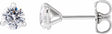 14K White Gold 3/4 CTW Lab-Grown Diamond Cocktail-Style Stud Earrings