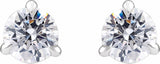 14K White Gold 3/4 CTW Lab-Grown Diamond Cocktail-Style Stud Earrings