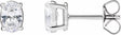 14K White Gold 1 CTW Lab-Grown Diamond Stud Earrings