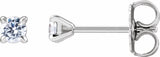 14K White Gold 1/5 CTW Lab-Grown Diamond Cocktail-Style Stud Earrings