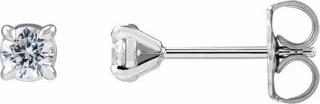 14K White Gold 1/4 CTW Lab-Grown Diamond Cocktail-Style Stud Earrings
