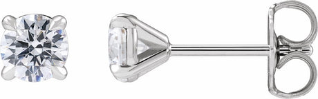 14K White Gold 3/4 CTW Lab-Grown Diamond Cocktail-Style Stud Earrings