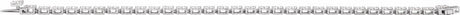 14K White Gold 5 1/3 CTW Lab-Grown Diamond Line 7 1/4" Bracelet