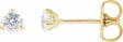 14K Yellow Gold 1/4 CTW Lab-Grown Diamond Cocktail-Style Stud Earrings