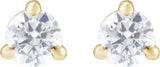 14K Yellow Gold 1/5 CTW Lab-Grown Diamond Cocktail-Style Stud Earrings