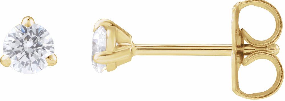 14K Yellow Gold 1/5 CTW Lab-Grown Diamond Cocktail-Style Stud Earrings