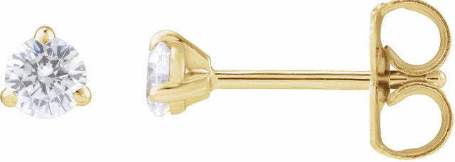 14K Yellow Gold 1/5 CTW Lab-Grown Diamond Cocktail-Style Stud Earrings