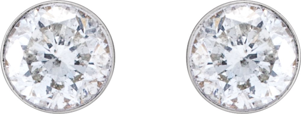 14K White 1/4 CTW Natural Diamond Ultra-Lightweight Stud Earrings