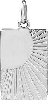 Sterling Silver Sun Pendant