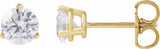 14K Yellow Gold 3/4 CTW Lab-Grown Diamond Stud Earrings