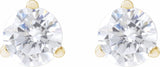 14K Yellow Gold 1/2 CTW Lab-Grown Diamond Stud Earrings