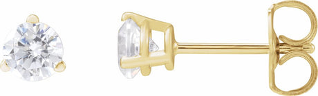 14K Yellow Gold 1/2 CTW Lab-Grown Diamond Stud Earrings