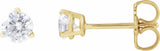 14K Yellow Gold 1/3 CTW Lab-Grown Diamond Stud Earrings