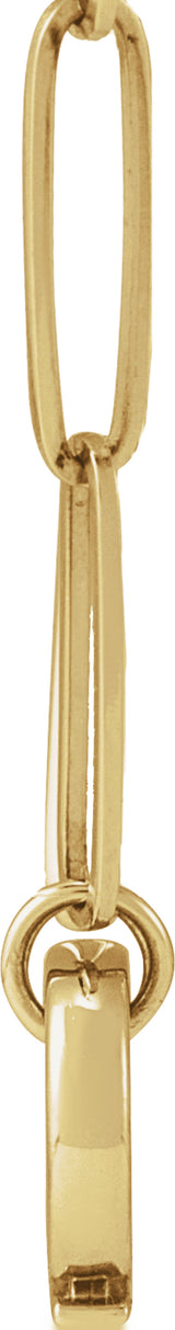 14K Yellow Gold Charm 16" Necklace