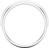 14K White 1/2 CTW Lab-Grown Diamond Channel Set Band