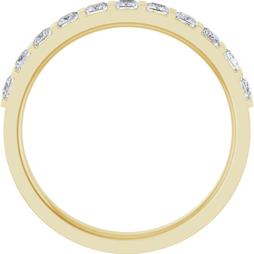 14K Yellow 1/2 CTW Natural Diamond Anniversary Band