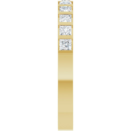 14K Yellow 1/2 CTW Natural Diamond Anniversary Band
