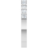14K White 1/2 CTW Natural Diamond Anniversary Band