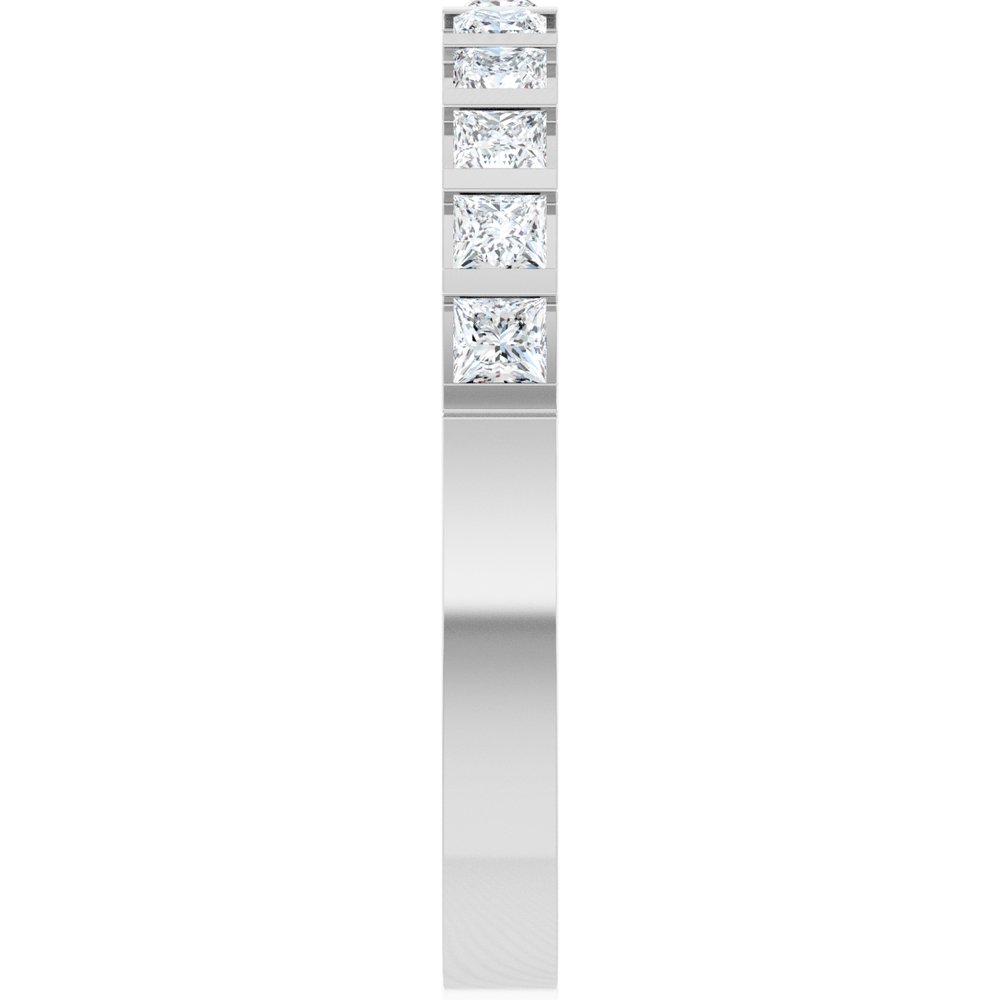 Platinum 1/2 CTW Natural Diamond Anniversary Band