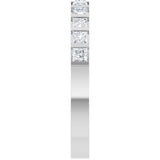 Platinum 1/2 CTW Natural Diamond Anniversary Band