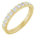 14K Yellow 1/2 CTW Natural Diamond Anniversary Band