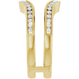 14K Yellow Gold 1/2 CTW Natural Diamond Ring Guard